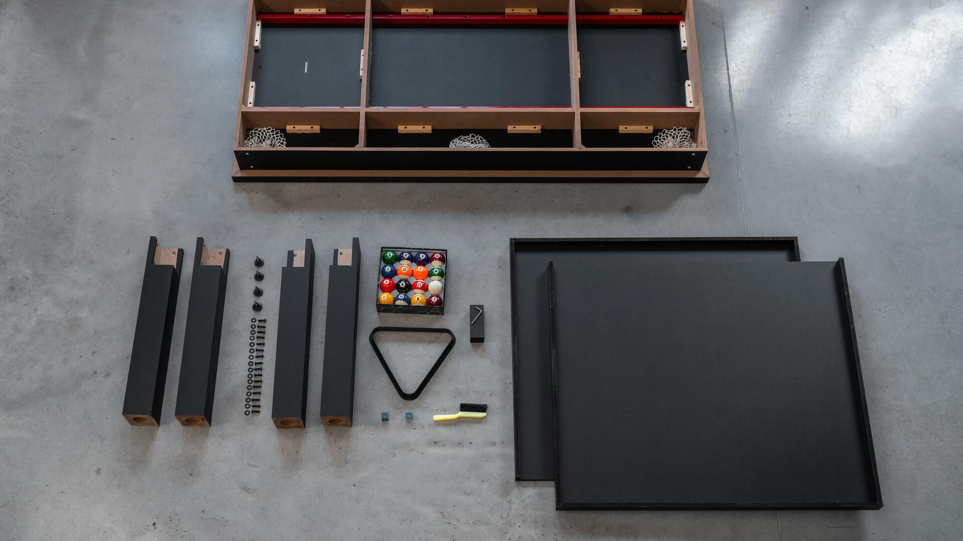 Convertible pool table BT 600 US