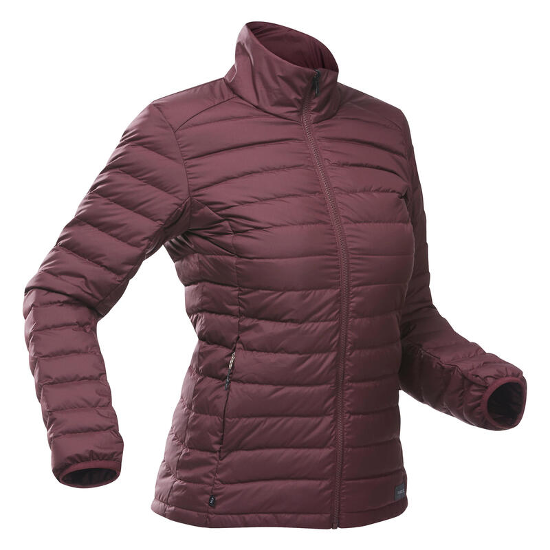 Veste 3en1 imperméable de trek voyage - Travel 900 compact -10° - Marine - Femme