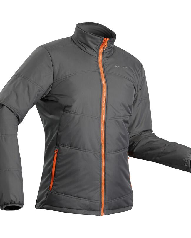 Men's 3-in-1 Waterproof Travel Trekking Jacket Travel 500 -10°C - Black