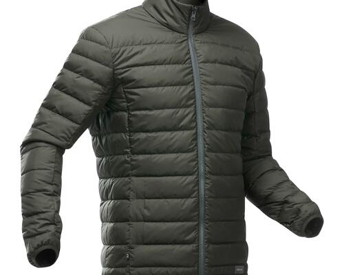 Veste de voyage imperméable 3-en-1 randonnée voyage homme 900 compacte -10°C - kaki