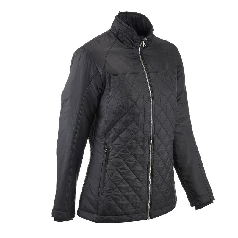 Veste 3en1 imperméable de trek voyage - Travel 700 -10° - Noir - Femme