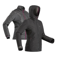 Veste 3en1 imperméable de trek voyage - Travel 500 -8 °C - Femme