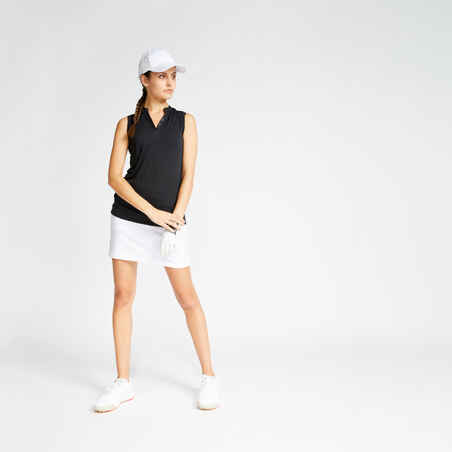 FALDA PANTALÓN GOLF MUJER TIEMPO CÁLIDO - BLANCO