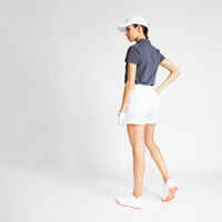 Golf Poloshirt kurzarm MW100 Damen grau