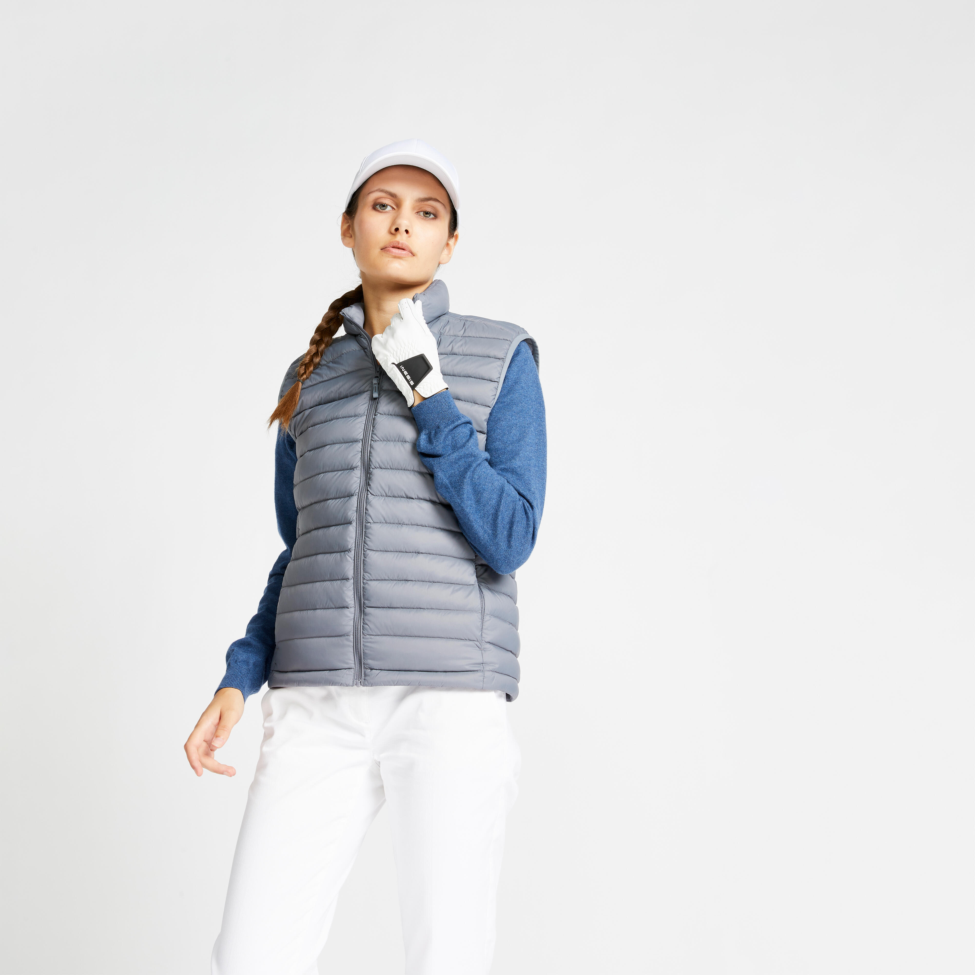 Piumino smanicato golf donna 500 INESIS | DECATHLON