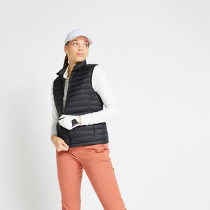 Chaleco Golf Mujer Negro Sin mangas Ultralight