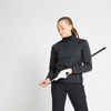 Women's golf winter fleece pullover CW500 black