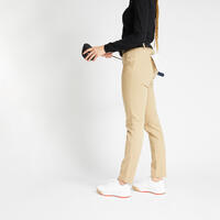 Pantalón Golf MW500 Mujer Beige