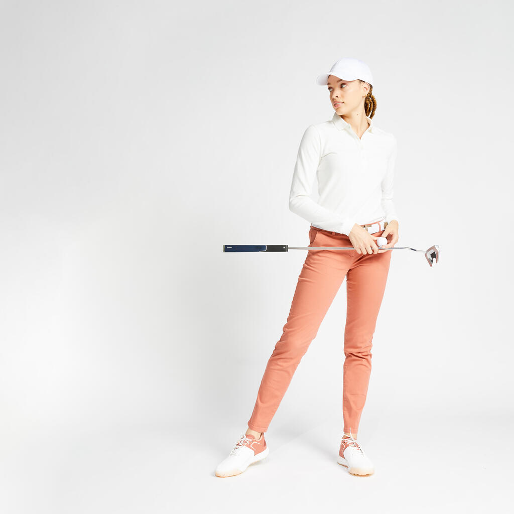 Ženska polo majica za golf dugih rukava - mv500 zelena