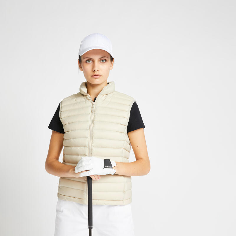 Chaleco plumífero de golf sin mangas Mujer - MW500