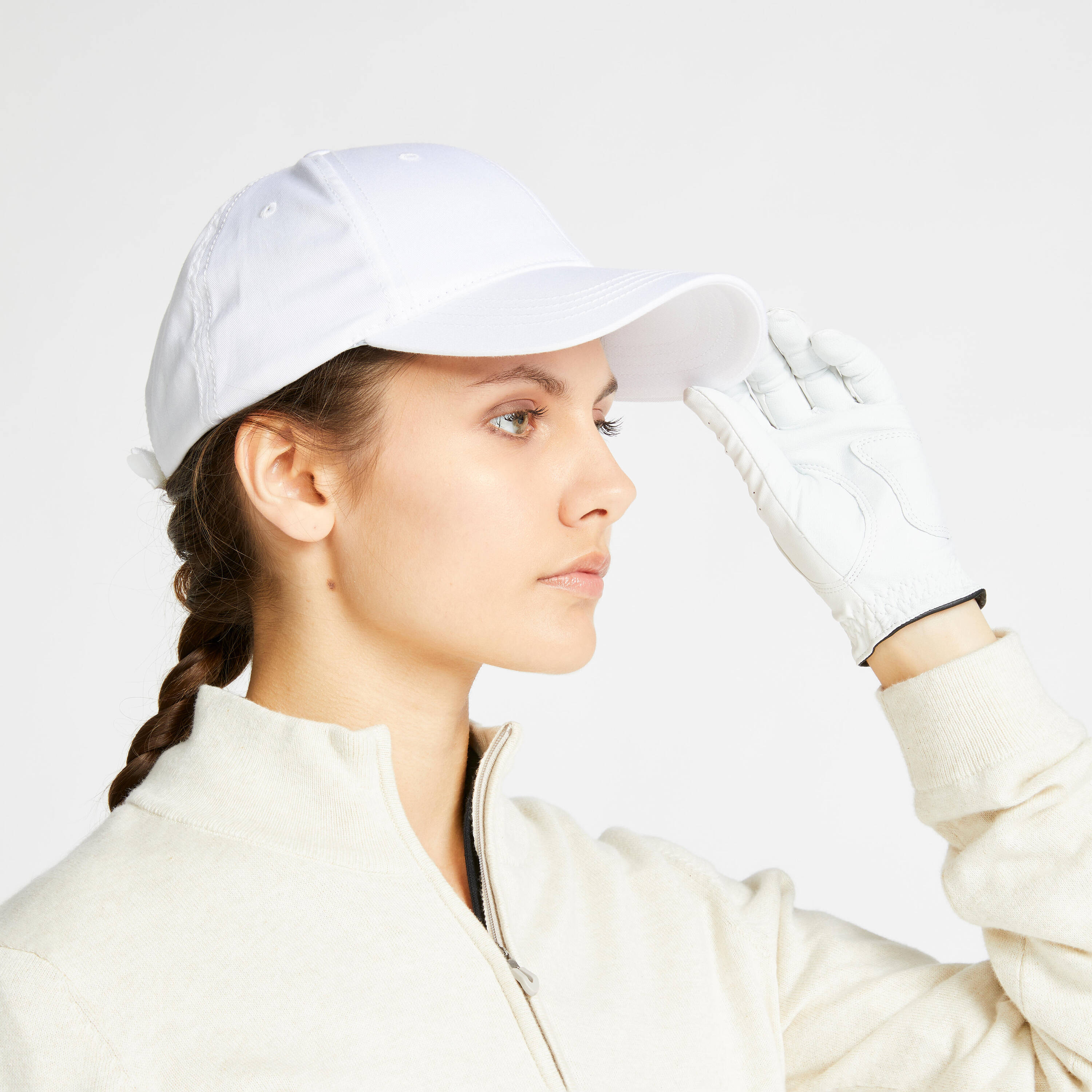 Adult Golf Cap MW500 White -  4