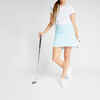 WOMEN'S GOLF SKORT - WW500 LIGHT BLUE