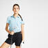 Women Golf Polo Tshirt MW500 Turquoise