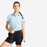 Women Golf Polo T-Shirt MW500 Turquoise