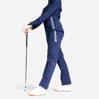 Pantalón golf lluvia Mujer Inesis RW500 azul marino