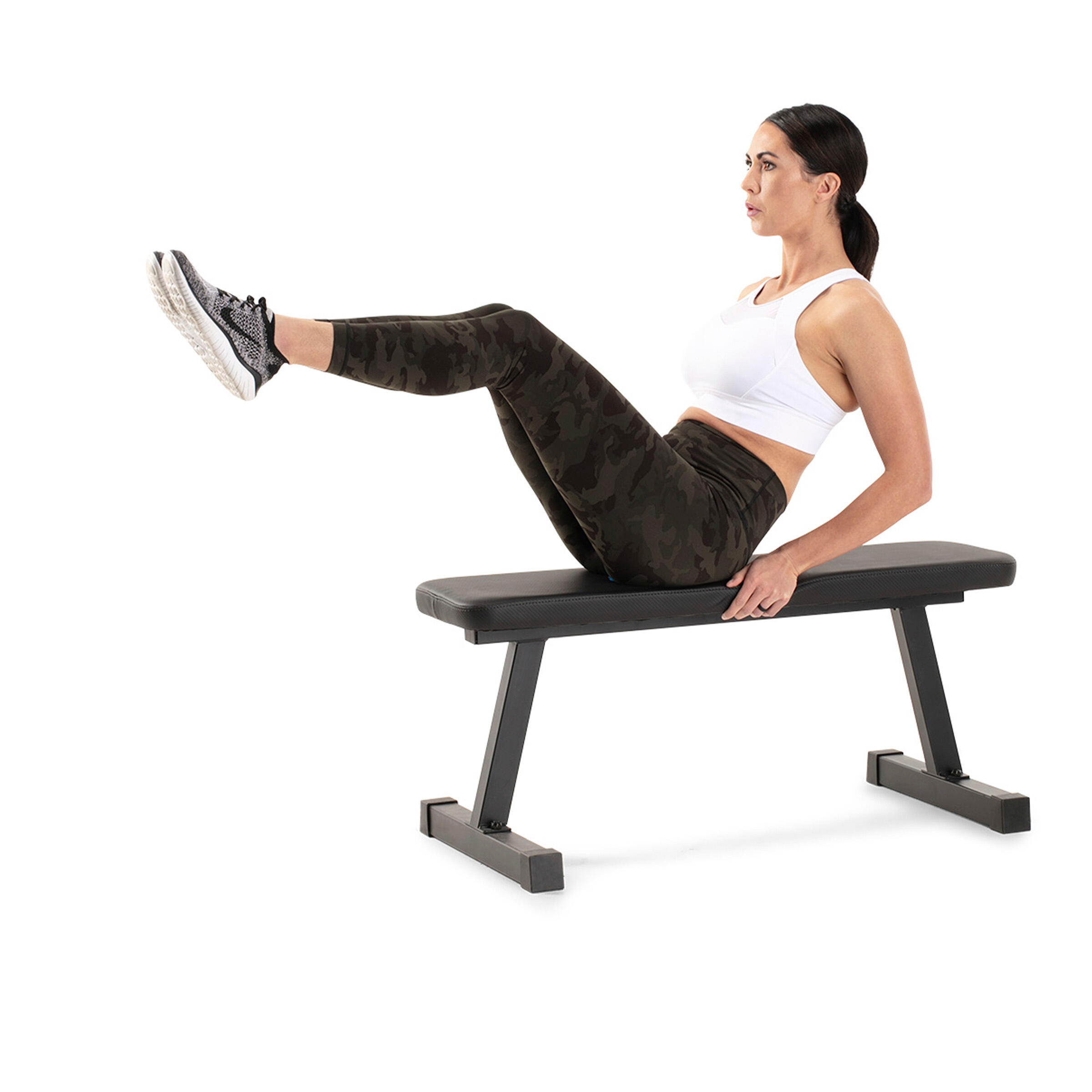 Banco musculación pesas abdominales Proform XT inclinado plegable 7/8