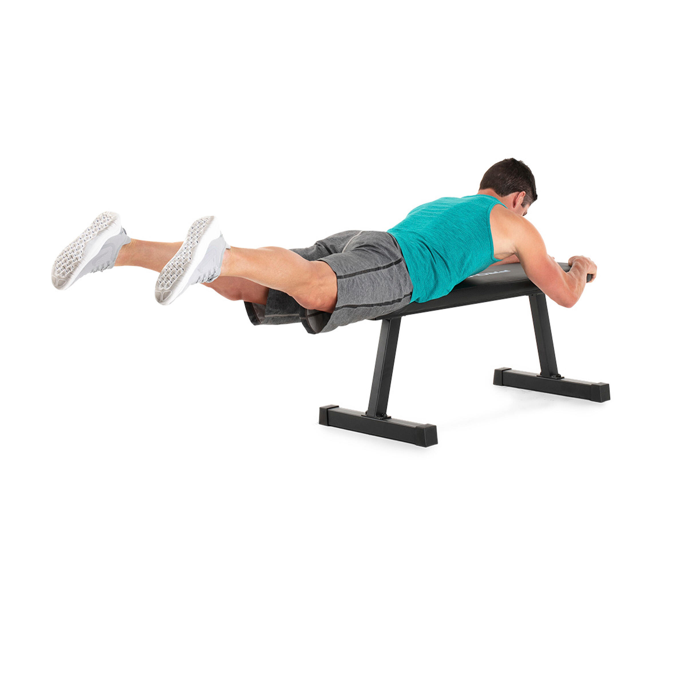 Banco musculación pesas abdominales Proform XT inclinado plegable 5/8