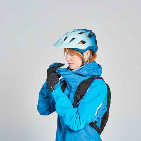 Mountain Biking Gloves ST 500 - Turquoise