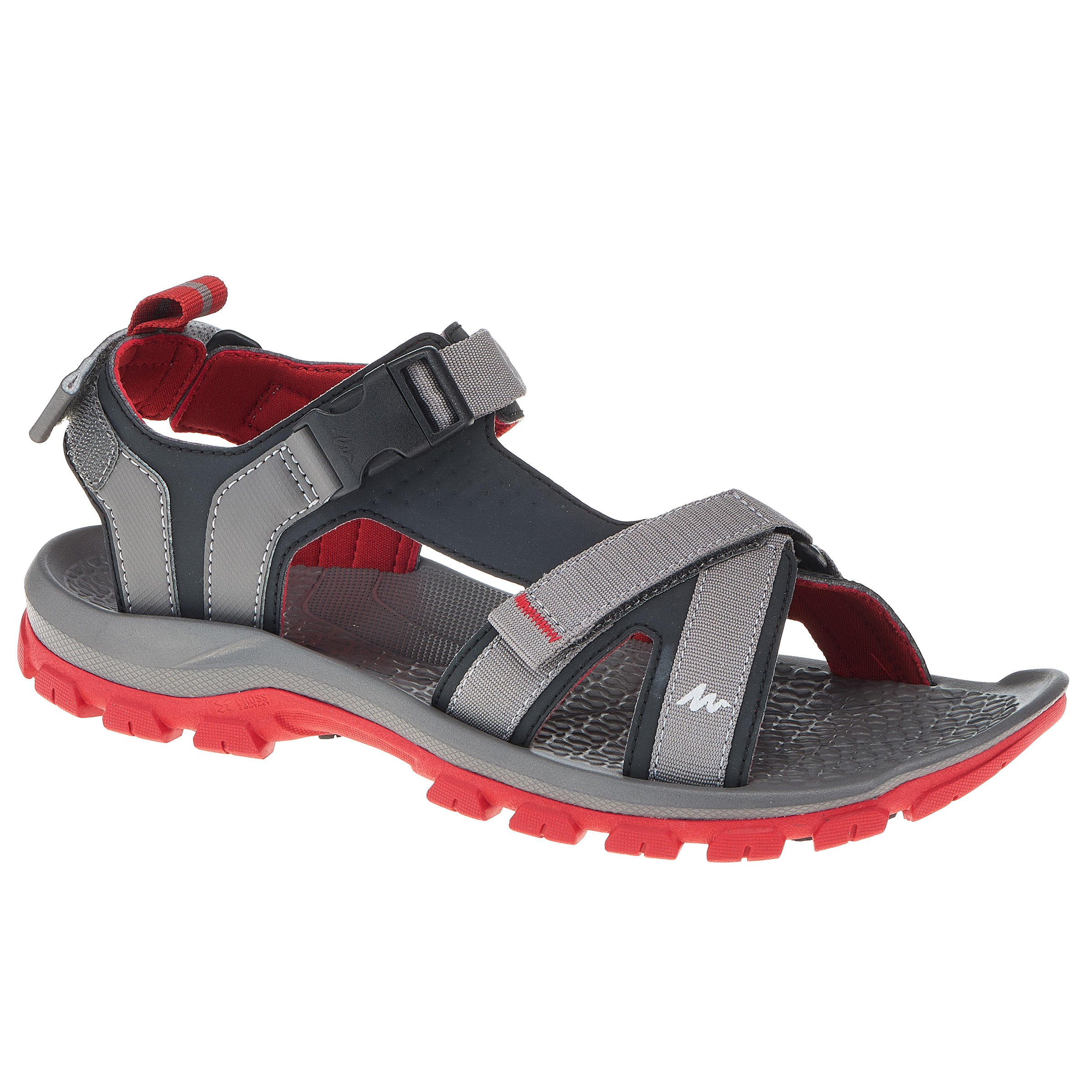grey walking sandals