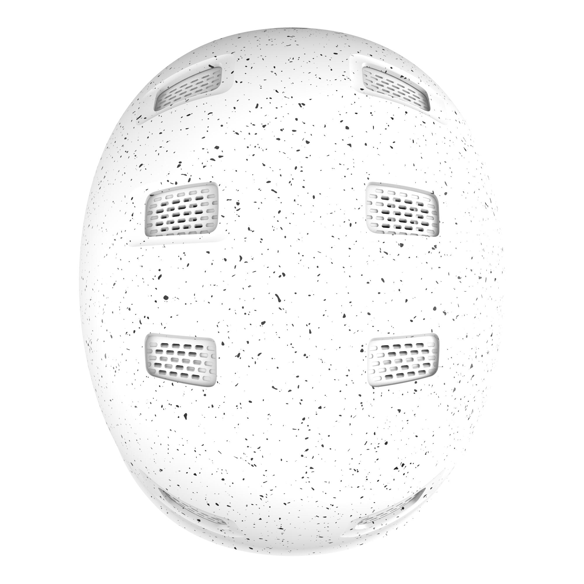 Adult/juniors ski and snowboard helmet - H-FS 300 - spotted white 7/9