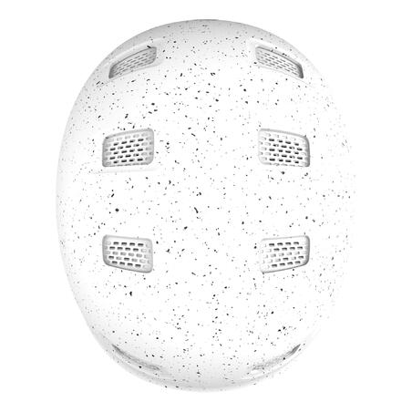 Шлем для лыж и сноуборда для взрослых/подростков пятнисто-белый H-FS 300