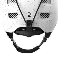 Adult/juniors ski and snowboard helmet - H-FS 300 - spotted white