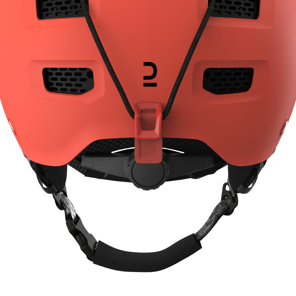 Adult/juniors ski and snowboard helmet - H-FS 300 - spotted white