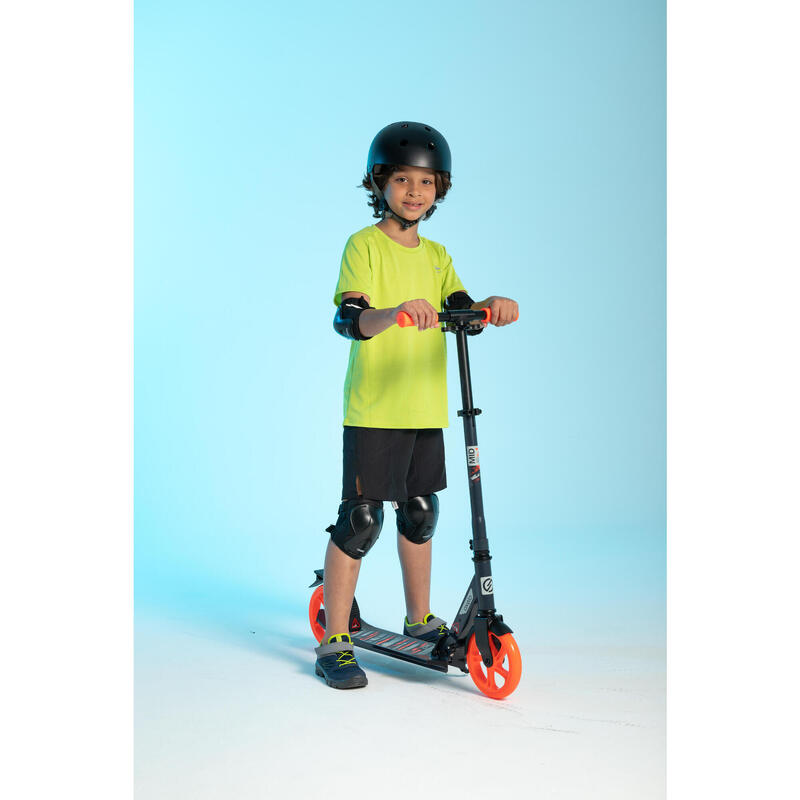 Patinete Scooter Oxelo MID 7 Niños Naranja Negro