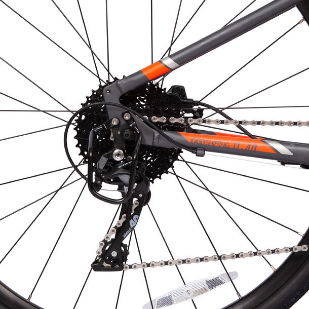 Hybrid Bike Riverside 900 10 speed Hydraulic Disc Brake Grey Orange