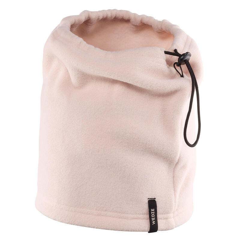Adult Ski Fleece Neck-Warmer Tanka - Pale Pink
