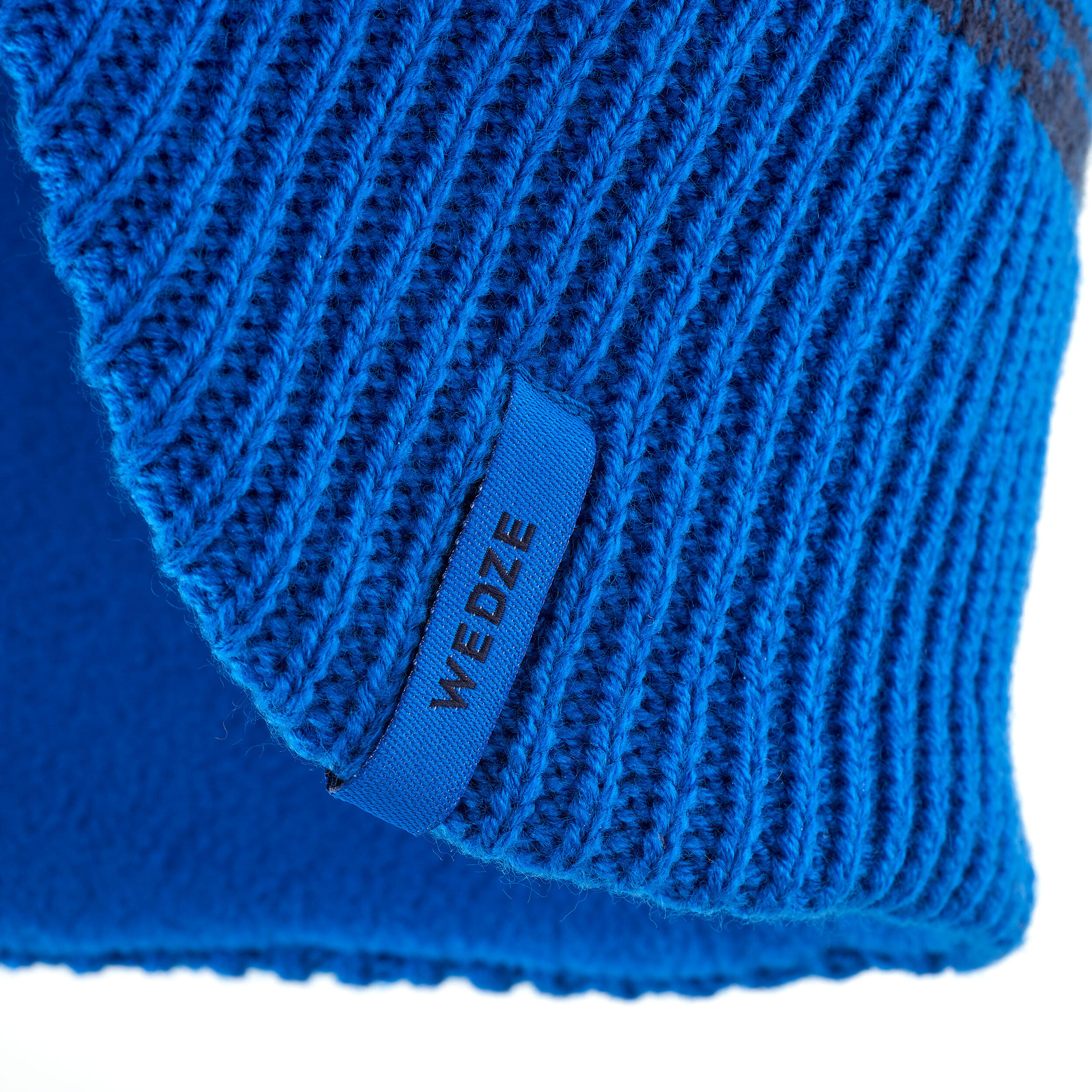 Gorro de nieve niños azul flap 6/7