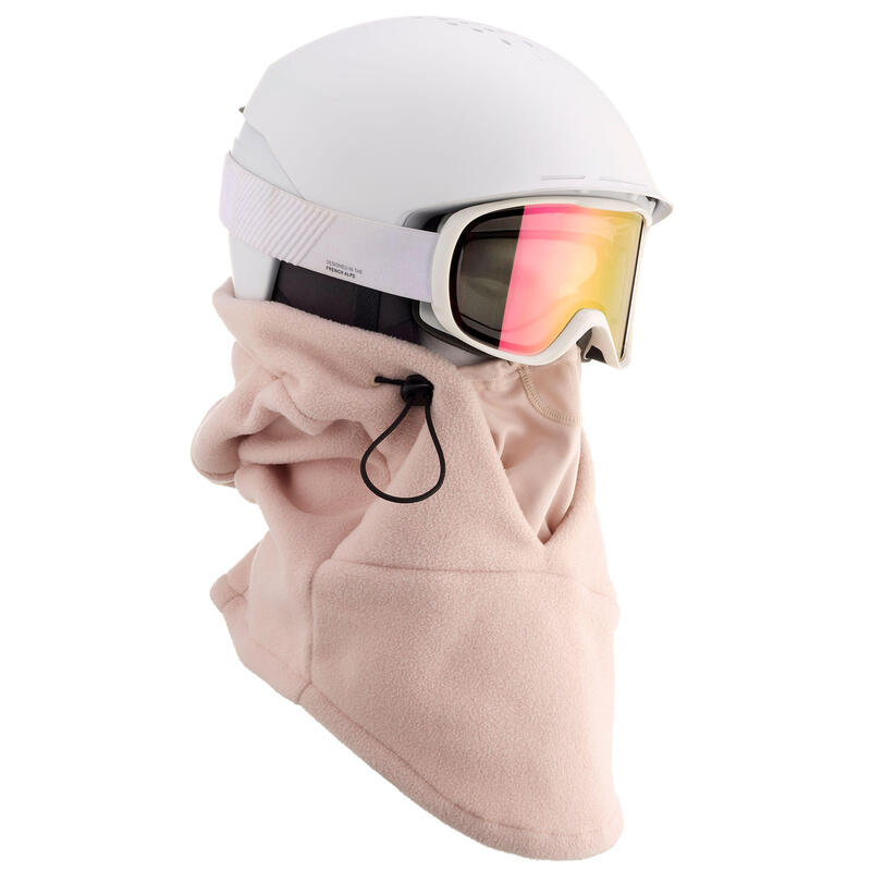 Adult Ski Helmet Hood - Pale Pink