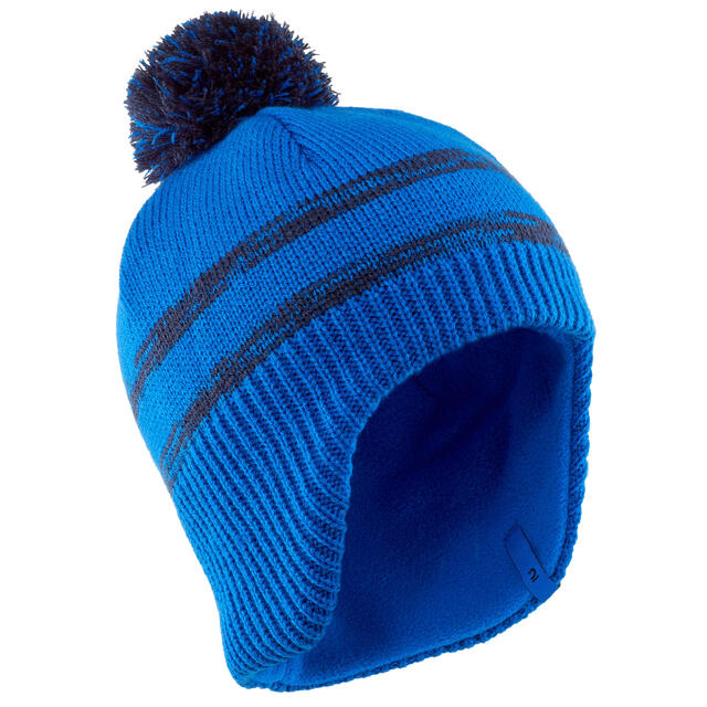 WEDZE Gorro de nieve niños azul flap