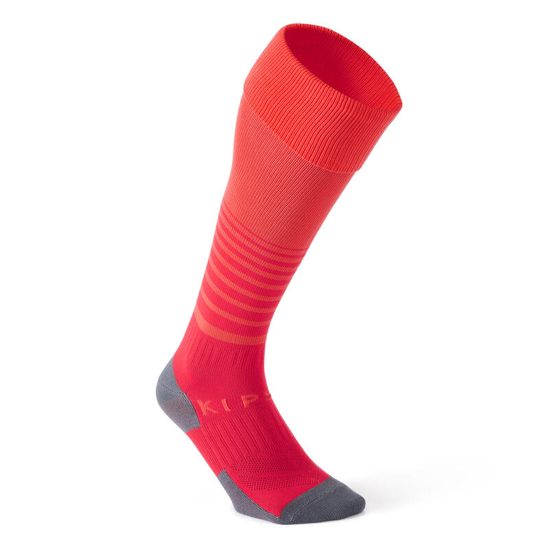 Traxium Football Socks - Red/Pink