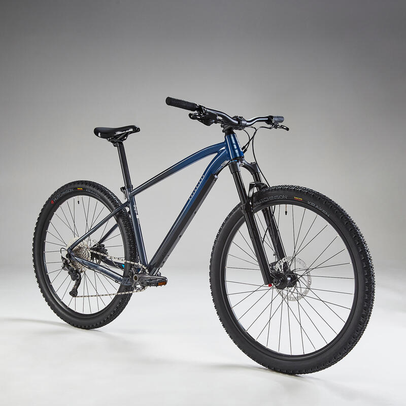 Nube angustia Compositor Bicicleta de montaña 29" aluminio Rockrider Explore 540 Azul Negro |  Decathlon