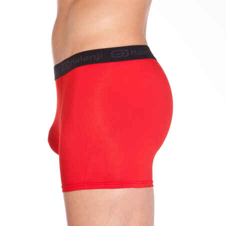 Men's Breathable Running Boxers - red