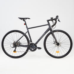 Racefiets / wielrenfiets RC500 Shimano Sora met schijfremmen grijs