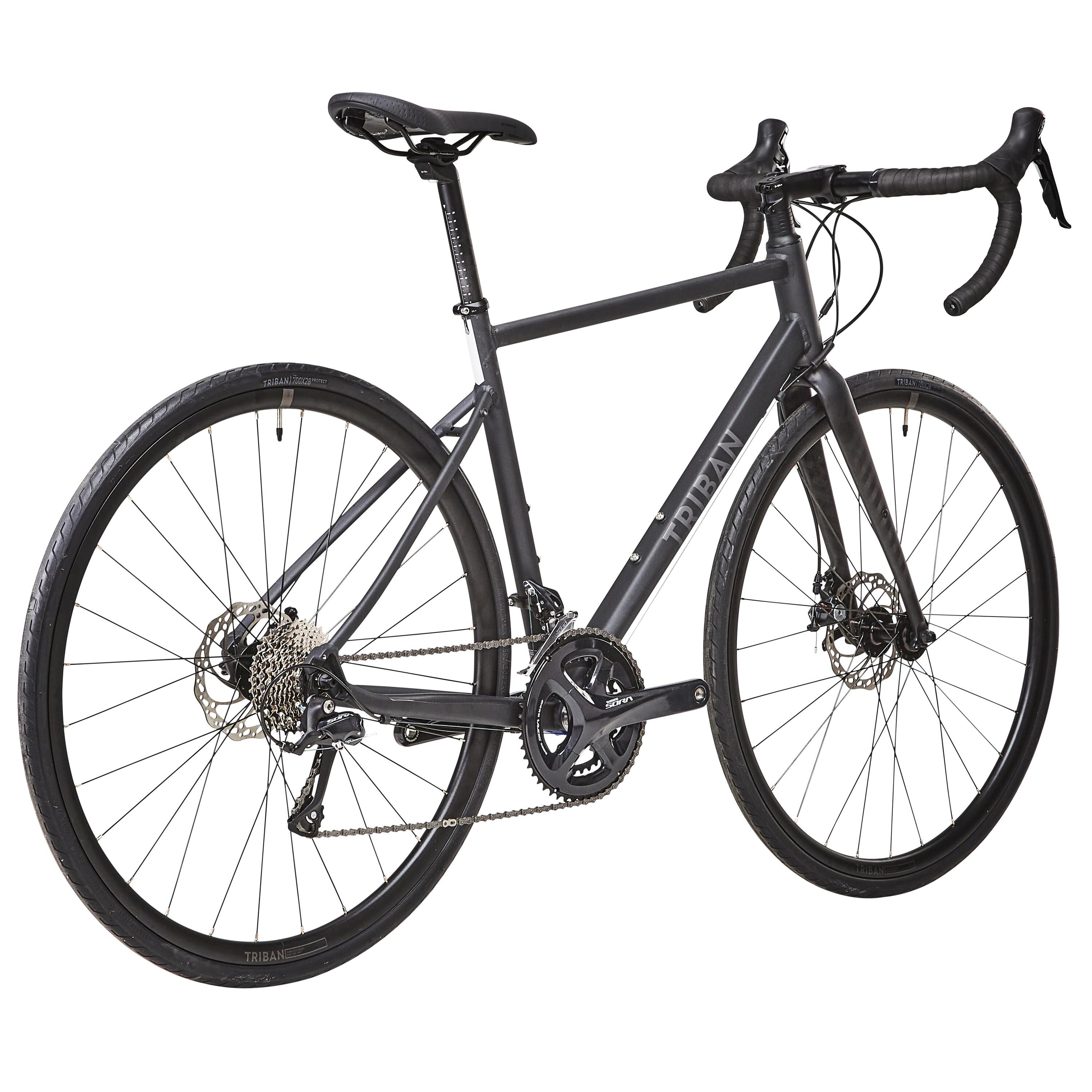 Racefiets / wielrenfiets RC500 Shimano Sora met schijfremmen grijs 2/12