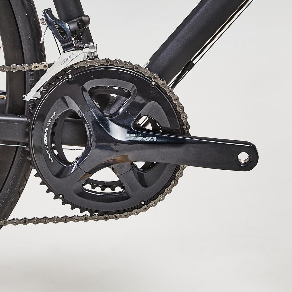 Velotūrisma šosejas velosipēds “RC500” (disku bremzes), melns