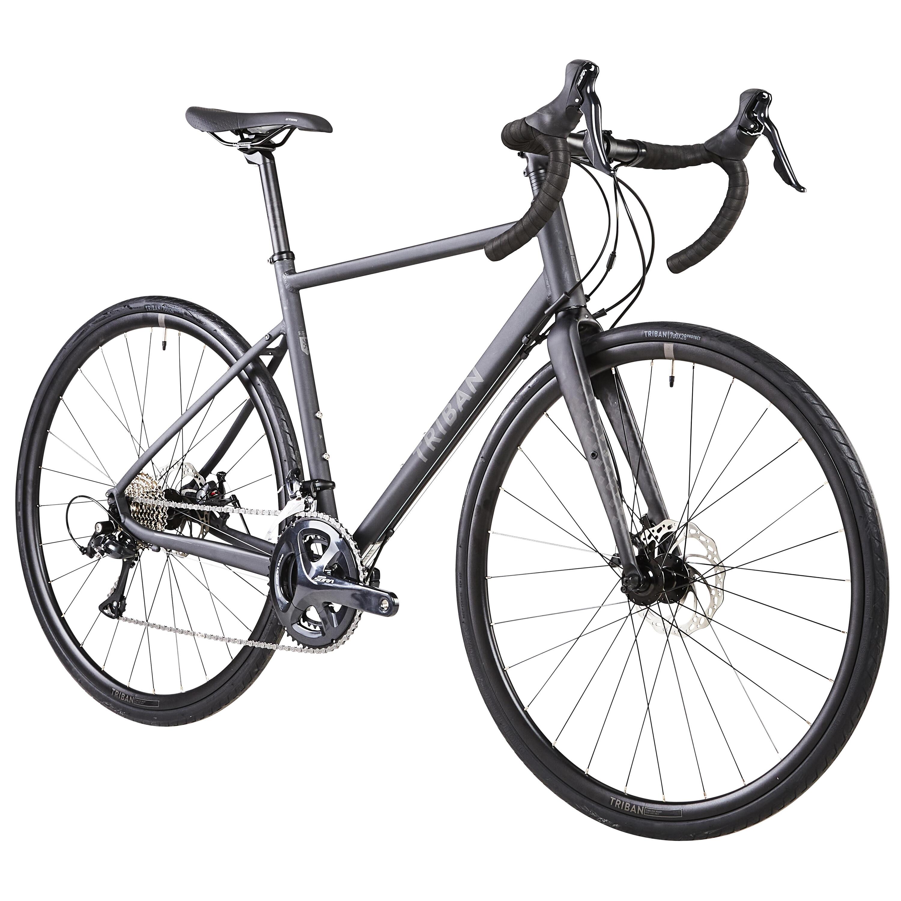Racefiets / wielrenfiets RC500 Shimano Sora met schijfremmen grijs 3/12
