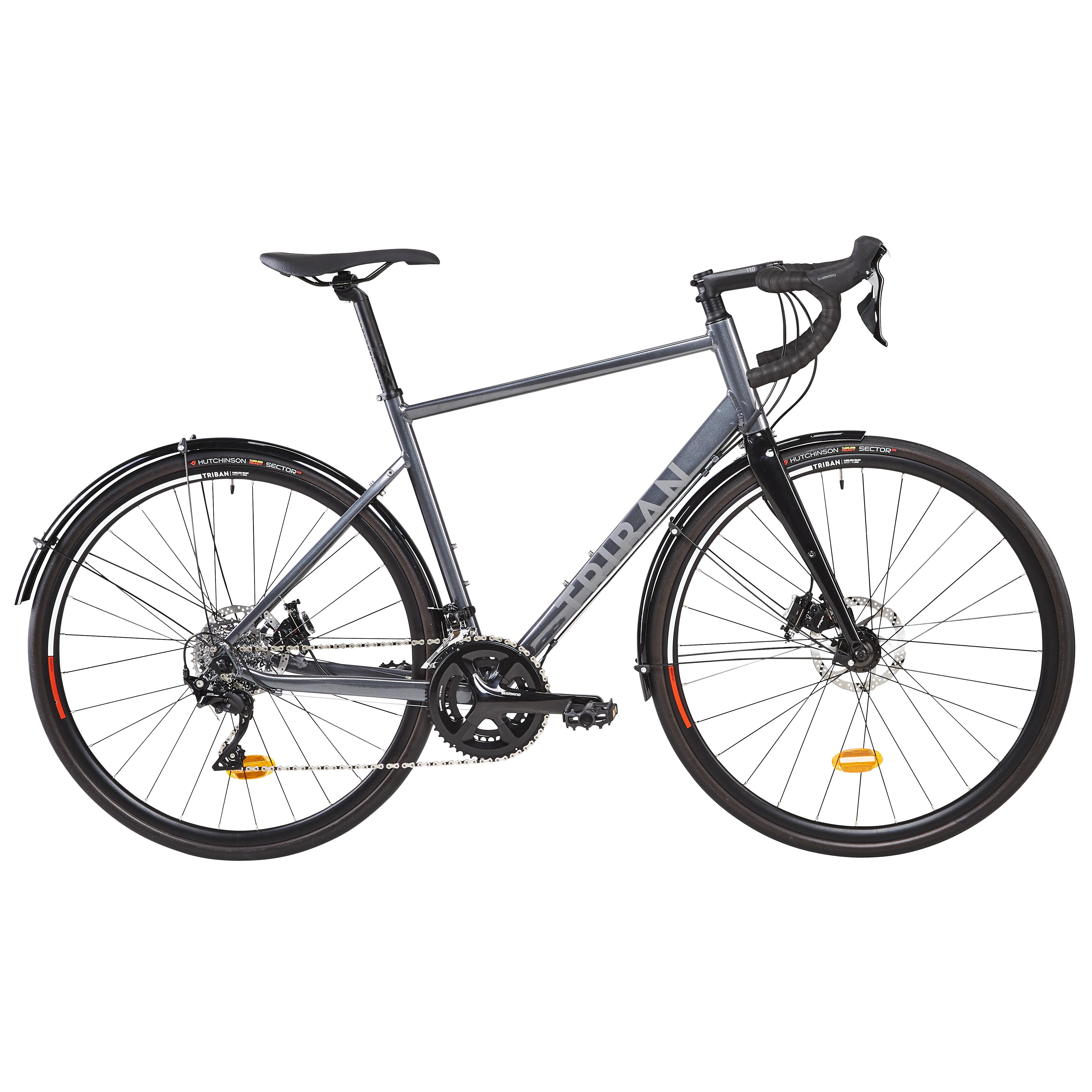 Road Bike Triban RC 520 Limited Edition Grey Decathlon - Main Image