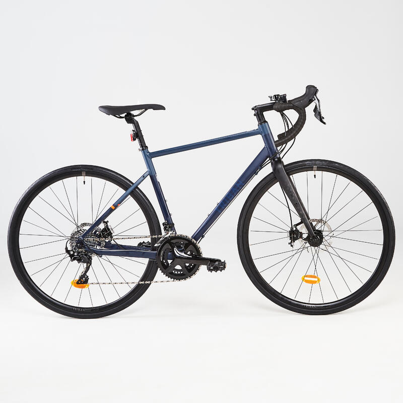 Bicicleta de carretera aluminio Shimano 105 11V Triban RC 520 azul
