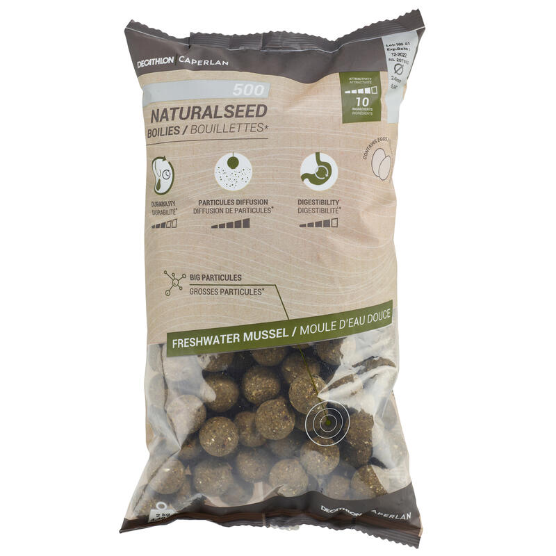 Boilies Naturalseed Muscheln 24 mm 2 kg 