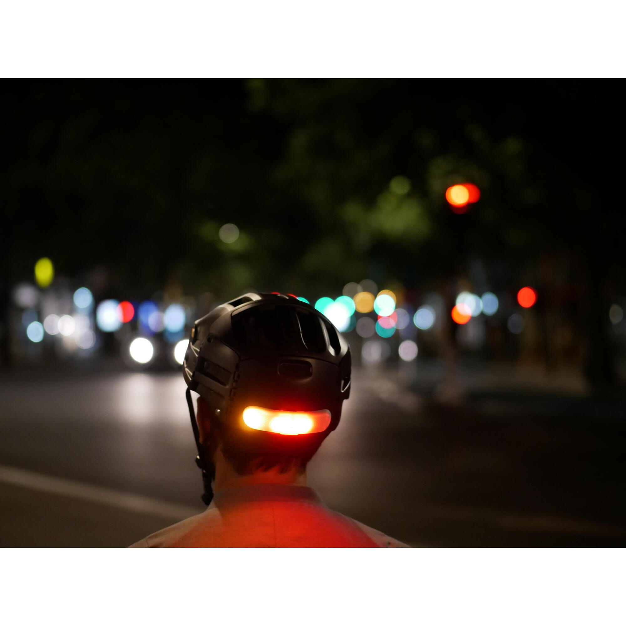 Casque vélo 2025 lumière intégrée decathlon