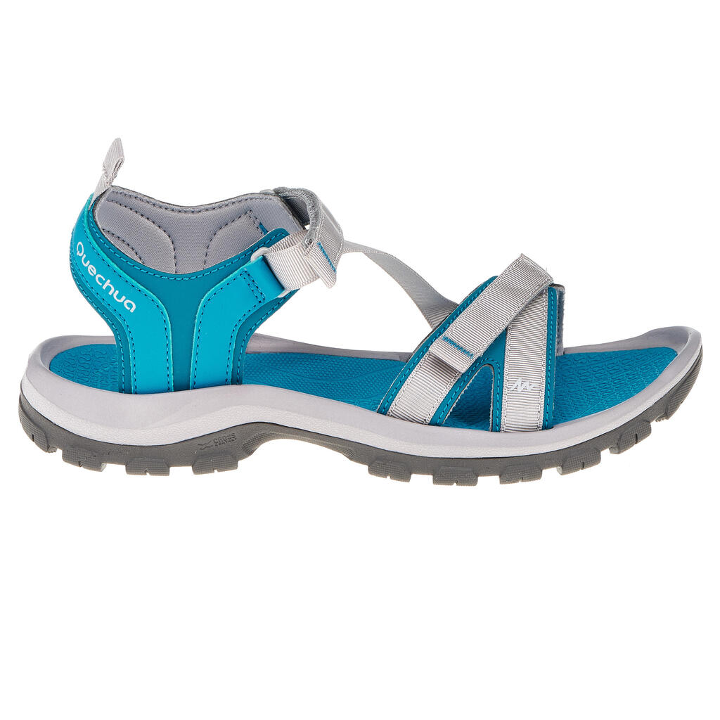 Trekkingsandalen Naturwandern NH110 Damen marineblau 