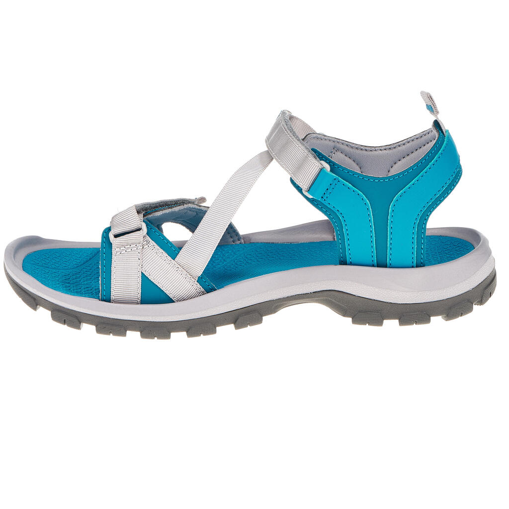 Trekkingsandalen Naturwandern NH110 Damen marineblau 