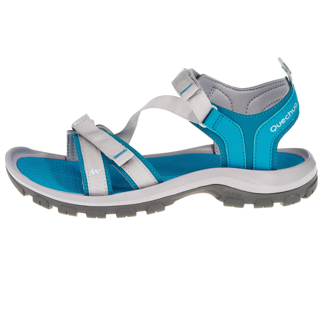 Trekkingsandalen Naturwandern NH110 Damen marineblau 