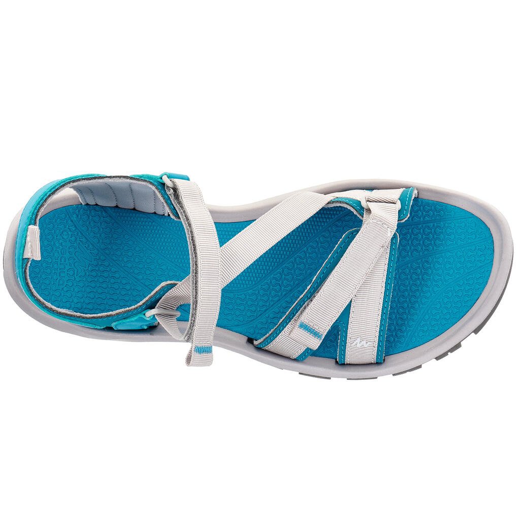 Trekkingsandalen Naturwandern NH110 Damen marineblau 