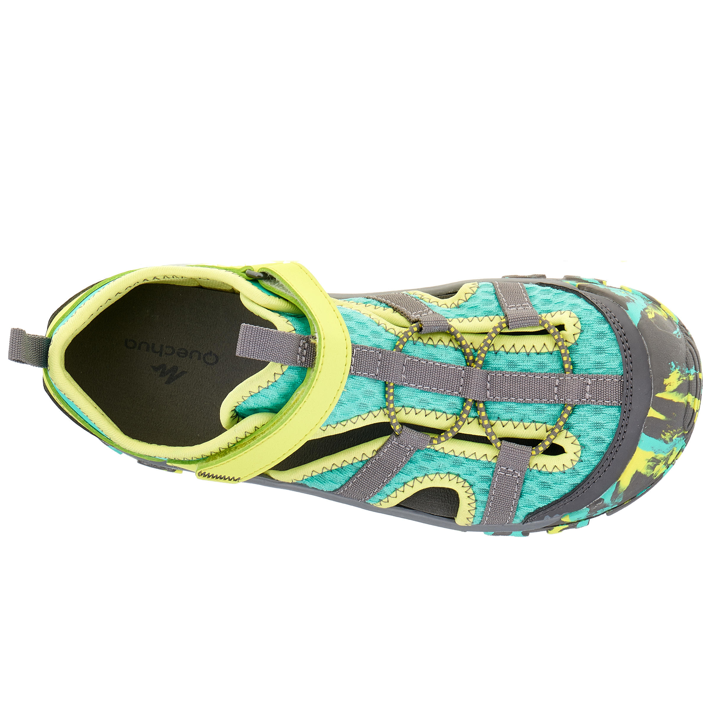 Hike 900 Girls Hiking Sandals - Light Green 5/16