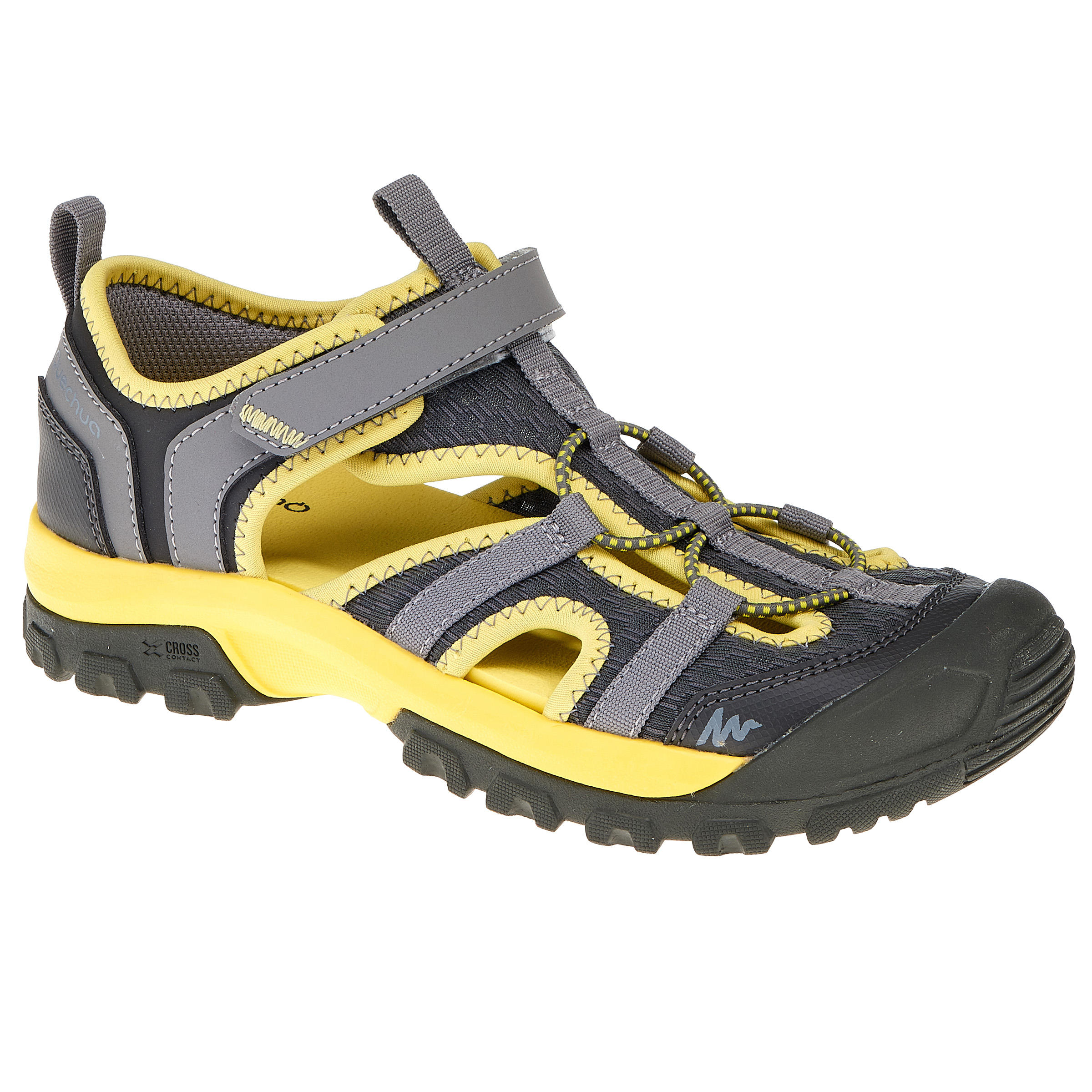 Hike 900 Child Hiking Sandals-Yellow 1/11
